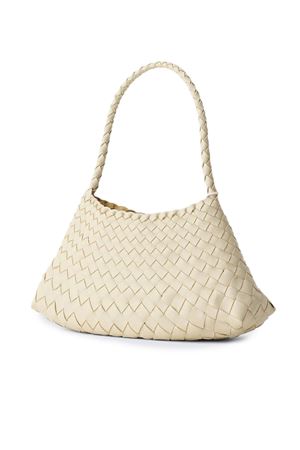 Sand Rosanna woven leather bag DRAGON DIFFUSION | 8943DGS6MATSAND